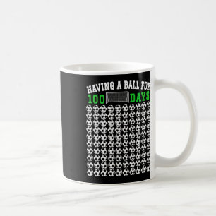 100 dagen voetbal voor school 100ste dag van schoo koffiemok