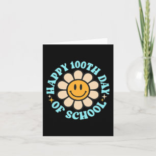 100 dagen vrolijke 100e dag leerkracht Kinderen Kaart
