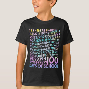 100 dagen Wiskunde nummers 100ste dag van de schoo T-shirt