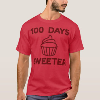 100 dagen zoeter 100 dagen school 6 t-shirt
