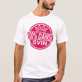 100 % dansk svin t-shirt