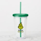 100% dat Grinch Acryl Drinkbeker (Voorkant)