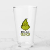 100% dat Grinch Glas (Voorkant)