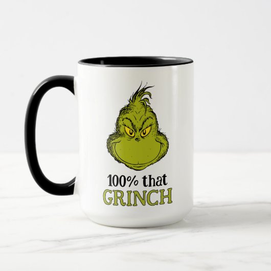 100% dat Grinch Mok (Links)