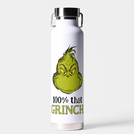 100% dat Grinch Waterfles (Voorkant)