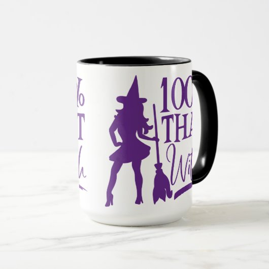 100% DAT WITCH MOK (Voorkant rechts)