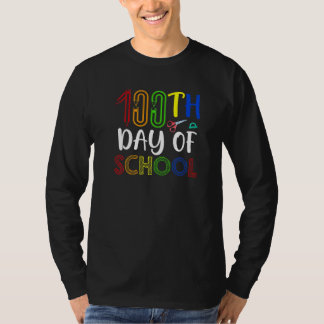 100 Days Countdown Child Teachers 100th Day of Sch T-shirt