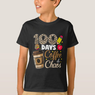 100 Days of Coffee Chaos Shirt 100ste dag van de