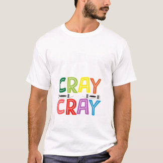 100 Days of Cray Cray Grappig 100ste schooldag T-shirt