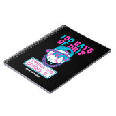 100 Days of Drip 0 Errors Baseball School Swag  Notitieboek (Linkerzijde)