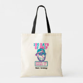 100 Days of Drip 0 Errors Baseball School Swag  Tote Bag (Achterkant)