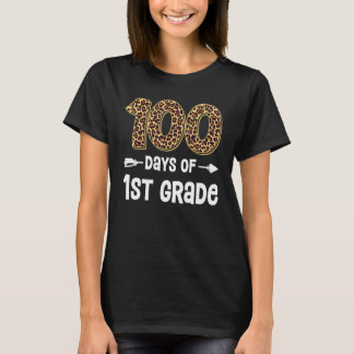 100 Days Of First Grade Teacher Student 100th Day T-shirt