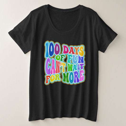100 Days of Fun Happy 100th Day of School Kids 1 (Design devant)