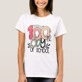 100 Days of School Celebration Basic T-shirt (Voorkant)