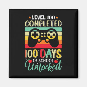 100 Days of School Complete Gamer Boy Level Unlock Magneet