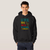 100 Days Of School Complete Level Complete Hoodie (Voorkant volledig)