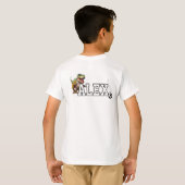 100 Days of School Dinosaur Themed T-Shirt (Dos entier)