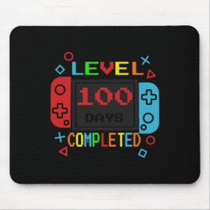 100 Days of School Gamer Boy Kinder 100ste dag van Muismat
