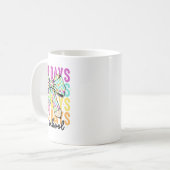 100 Days of School Girls Coquette Bow 100e dag Koffiemok (Voorkant links)