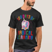 100 Days Of School Magical Learning Teacher Studen T-shirt (Voorkant)