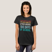 100 Days of School Math T-shirt (Voorkant volledig)