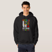 100 Days Of School No Prob Llama Teacher 100th Day Hoodie (Voorkant volledig)