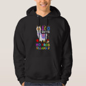100 Days Of School No Probllama Llama Teachers Stu Hoodie (Voorkant)