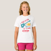 100 Days of School Schattige Funny T-shirt (Voorkant volledig)