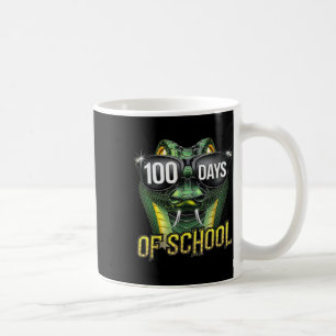 100 Days of School Snake Student Jongens Meisjes 1 Koffiemok