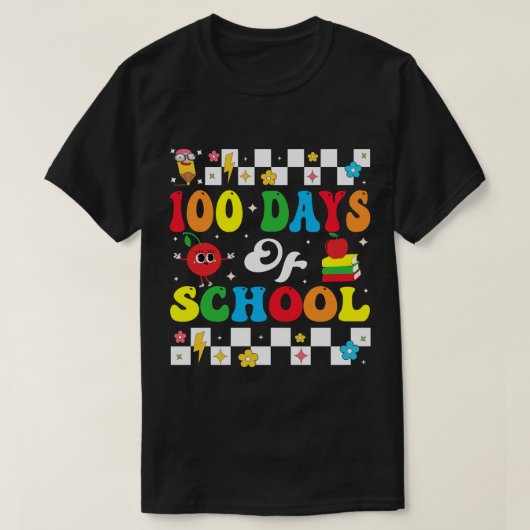 100 Days Of School T-Shirt (Design devant)