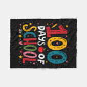100 Days of School Teacher Kind Boys 2025 100th Fleece Deken (Voorkant (Horizontaal))