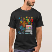 100 Days Of School Teacher Virtual Learning Still T-shirt (Voorkant)