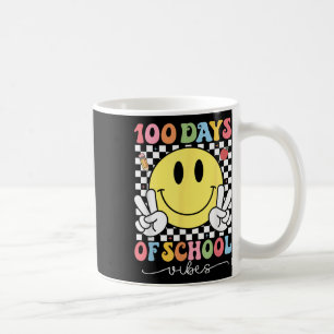 100 Days of School vibes Schattige Smile Face 100t Koffiemok