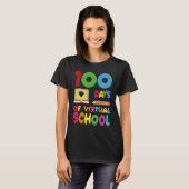 100 Days Of Virtual School 2023 T-shirt (Voorkant volledig)