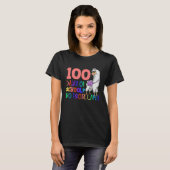 100 Days School No Sample Llama Teacher Or Student T-shirt (Voorkant volledig)