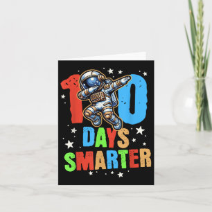 100 Days Smarter Astronaut Space Boys 100ste Dag v Kaart