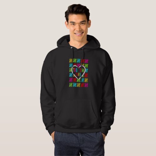 100 Days Smarter Counting Tally Marks 100Th Day Of Hoodie (Voorkant volledig)