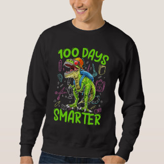 100 Days Smarter Dinosaur Rex   Kids Boys Toddler Trui