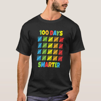 100 Days Smarter Teacher Educator School Class Tea T-shirt