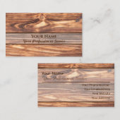 100% de carte de visite biologique naturelle (Devant / Derrière)