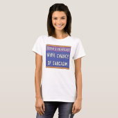 100% de chance de Sarcasme T-shirt (Devant entier)