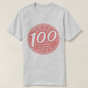 100 de hele dag t-shirt