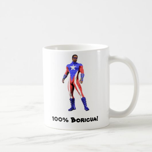 100% de la Mug de Boricua (Droite)