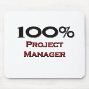 100 de Projectleider van het van percenten Muismat