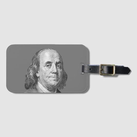 100 dollar, Benjamin Franklin Bagagelabel (Voorkant (horizontaal))