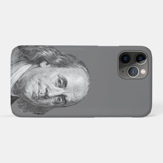 100 dollar, Benjamin Franklin Case-Mate iPhone Case (Achterkant (horizontaal))