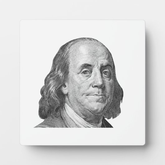 100 dollar, Benjamin Franklin Fotoplaat (Voorkant)