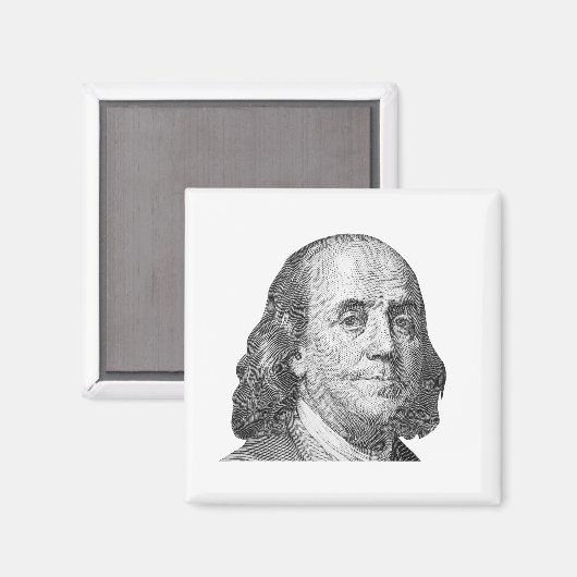 100 dollar, Benjamin Franklin Magneet (Voorkant / Achterkant)