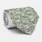 100 dollar-biljetten-duim4576092, 1000 euro... stropdas (Opgerold)