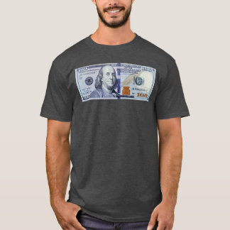 100 Dollar Bill Dubbelzijdig Mannen Jongens Cadeau T-shirt